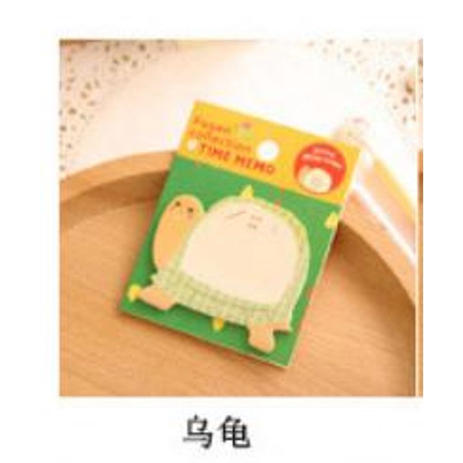 Giấy Dán Ghi Chú Đánh Dấu Trang Sách Hình Động Vật Hoạt Hình