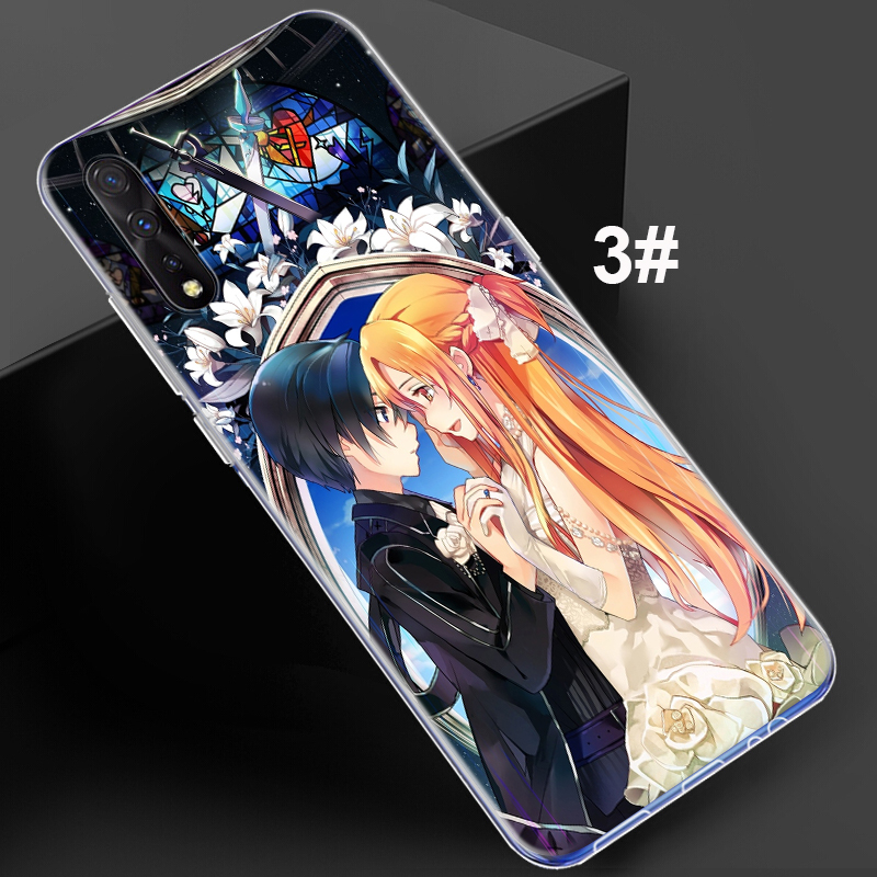 Ốp điện thoại silicon trong suốt hình Sword Art Online cho OPPO Reno 4 3 2F 2Z 2 Pro Reno4 Reno4Pro Reno3 Reno2f Reno2z Reno2 96YF