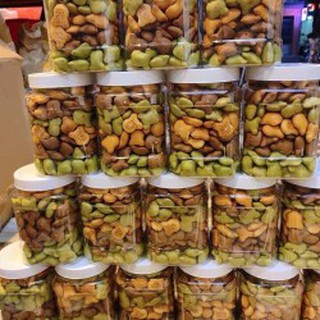 500 gr bánh gấu mix 3 vị: kem socola, kem sữa, kem béo