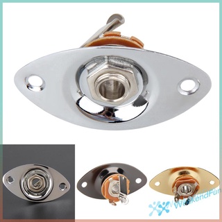 Ổ cắm điện kiểu bầu dục lỗ 1/4" cho đàn guitar điện