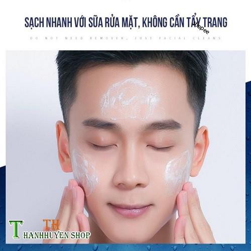 (Giá Hủy Diệt) Light Makeup Kem Makeup Nâng Tone Trang Điểm Che Khuyết Điểm 4in1 Thần Thánh Cho Nam Giới