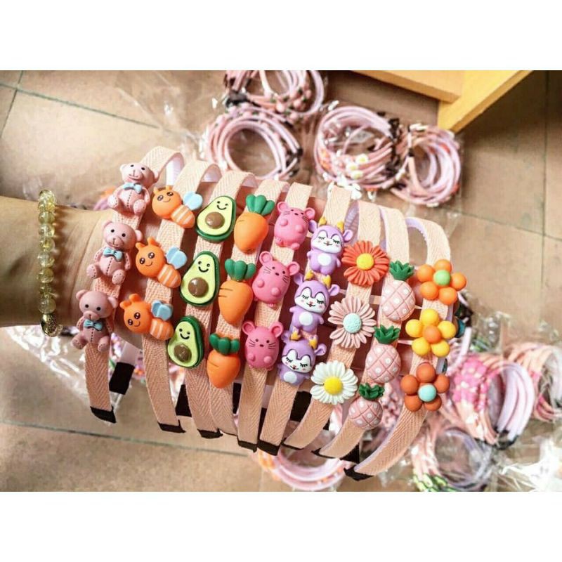 Băng Đô Cài Tóc Hoa Quả Hoạt Hình Siêu Xinh Cho Bé – Dumi Shop