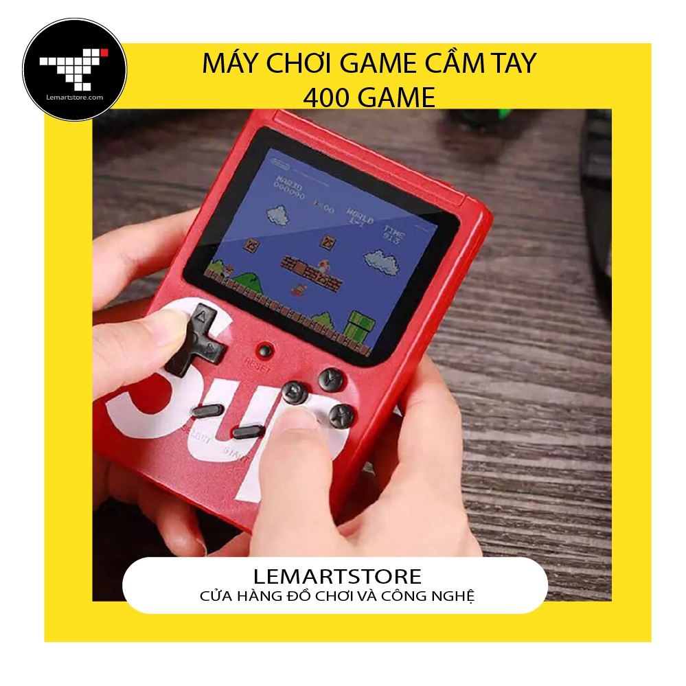 GAMESUB 400 Máy chơi game cầm tay 400 trò chơi retro cổ điển tích hợp sẵn