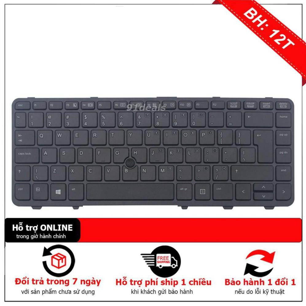 Bàn phím laptop HP Probook 640 G1 650 G1 655 G1 738697-001 ( có chuột ở giữa phím )