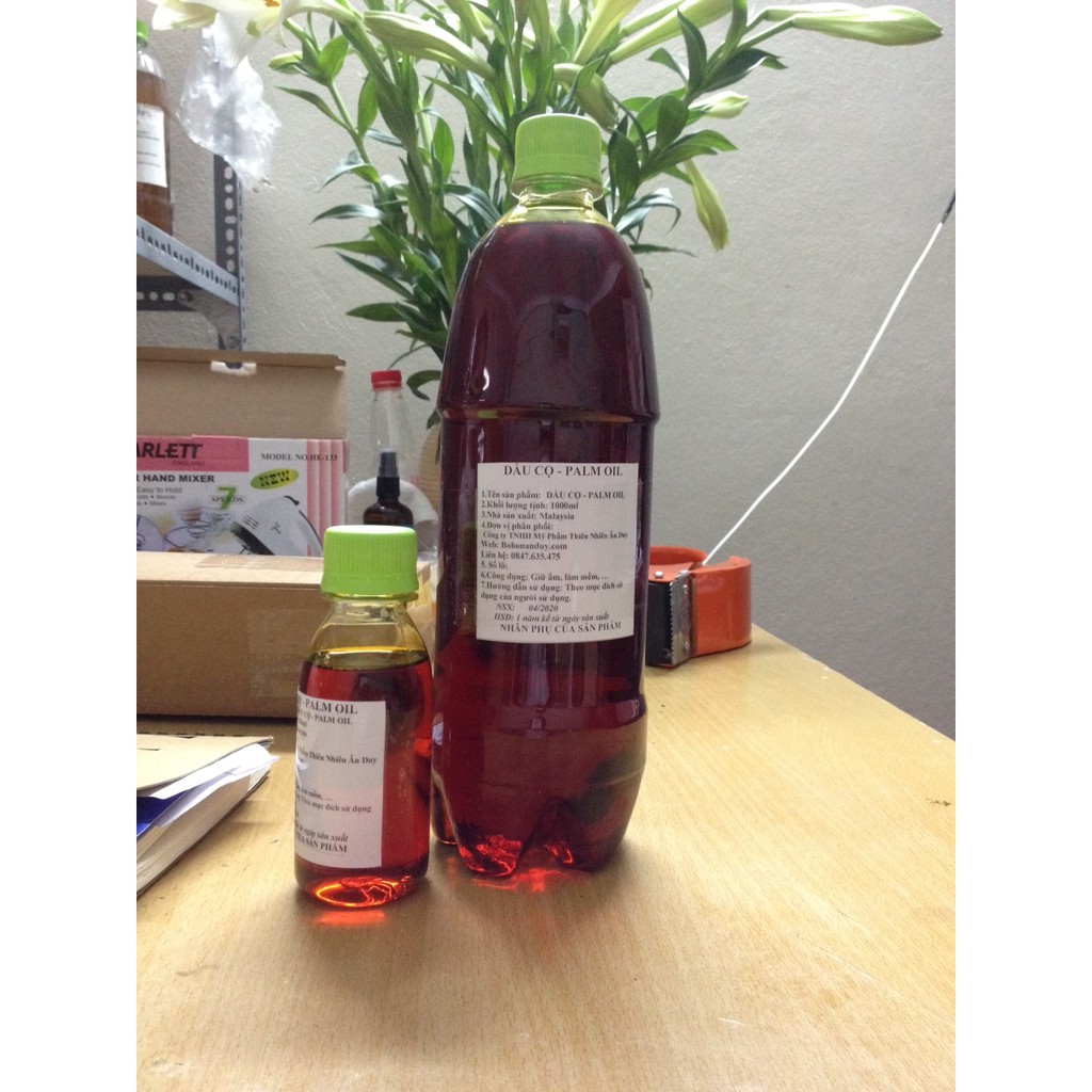 DẦU CỌ ĐỎ Nhập Khẩu Có Kiểm Nghiệm ( PALM OIL) - 1000ml