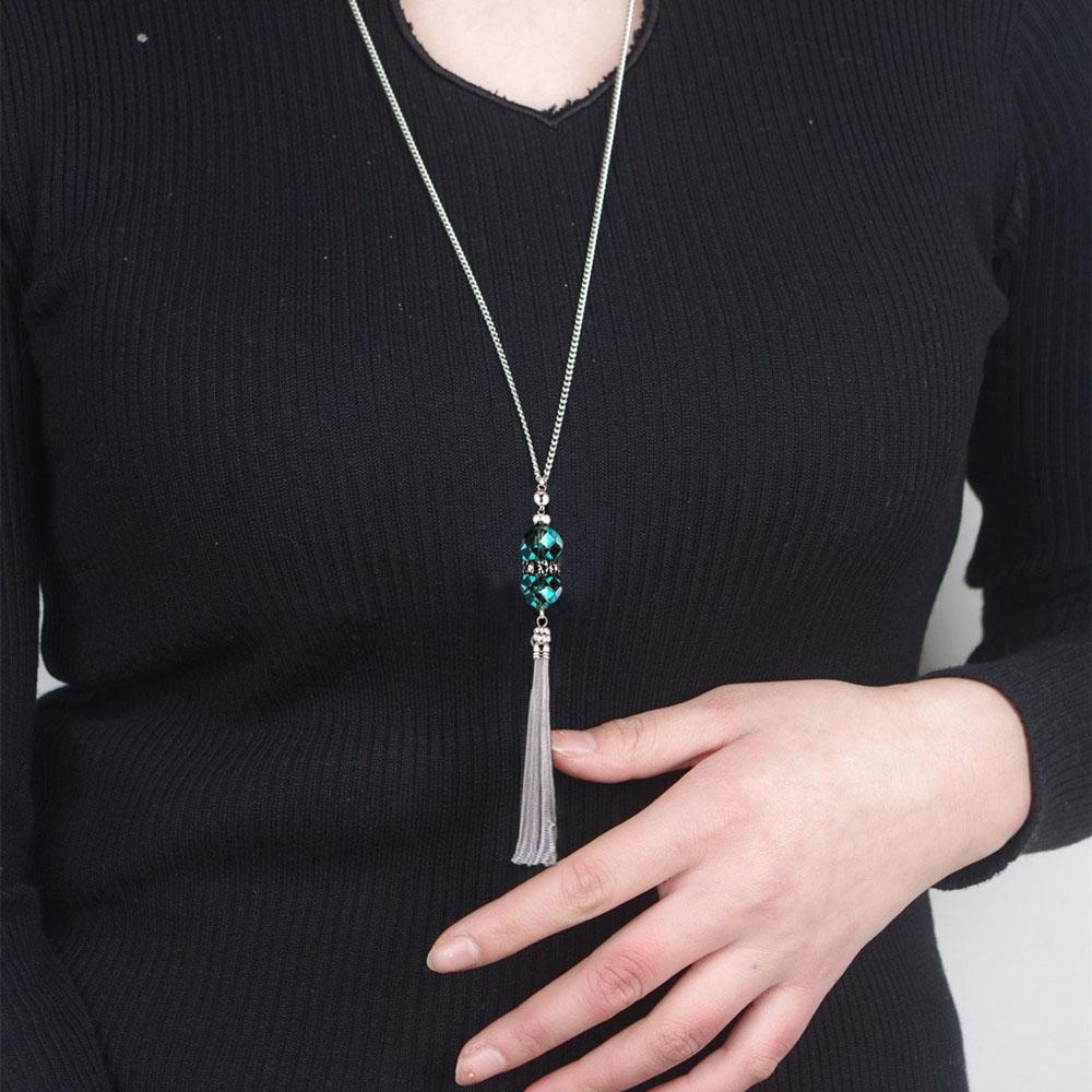 Vòng cổ Dáng Dài Thiết Kế Đơn Giản Thời Trang Cho Nữ|Màu Sắc|Trang Sức Hạt / Nhiều Màu