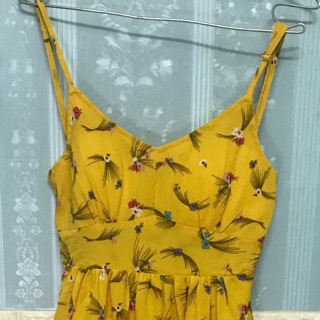 Đầm maxi 2 dây có dây cột sau lưng