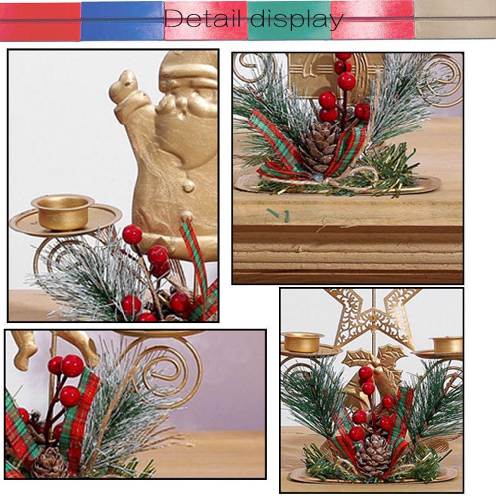 Chân Nến Để Bàn Hình Ông Già Noel Thời Trang