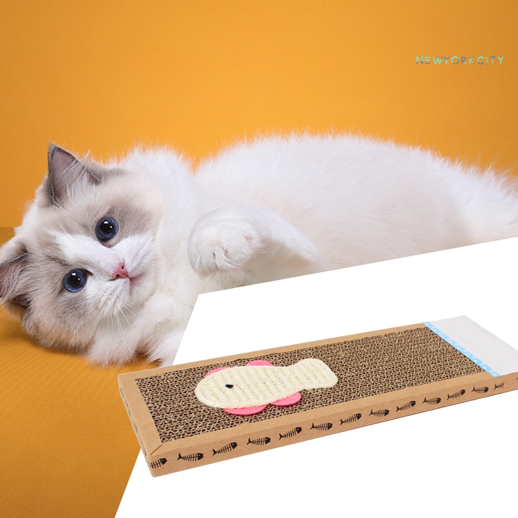 Tấm Đệm Cào Móng In Họa Tiết Hoạt Hình Dễ Thương Dùng Làm Đồ Chơi Cho Mèo Cưng