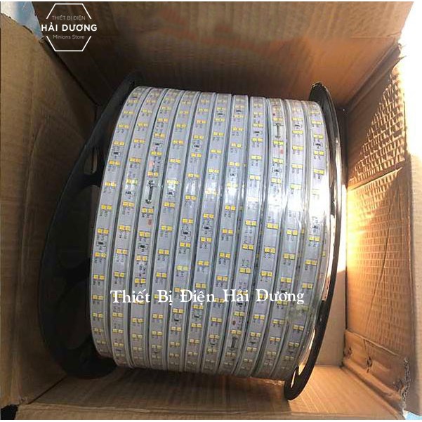 Đèn Led dây Việt Hàn 1 Hàng VH-3014 120 Mắt Led Ánh Sáng Trắng / Vàng Cuộn 50m - Bảo hành 12 tháng