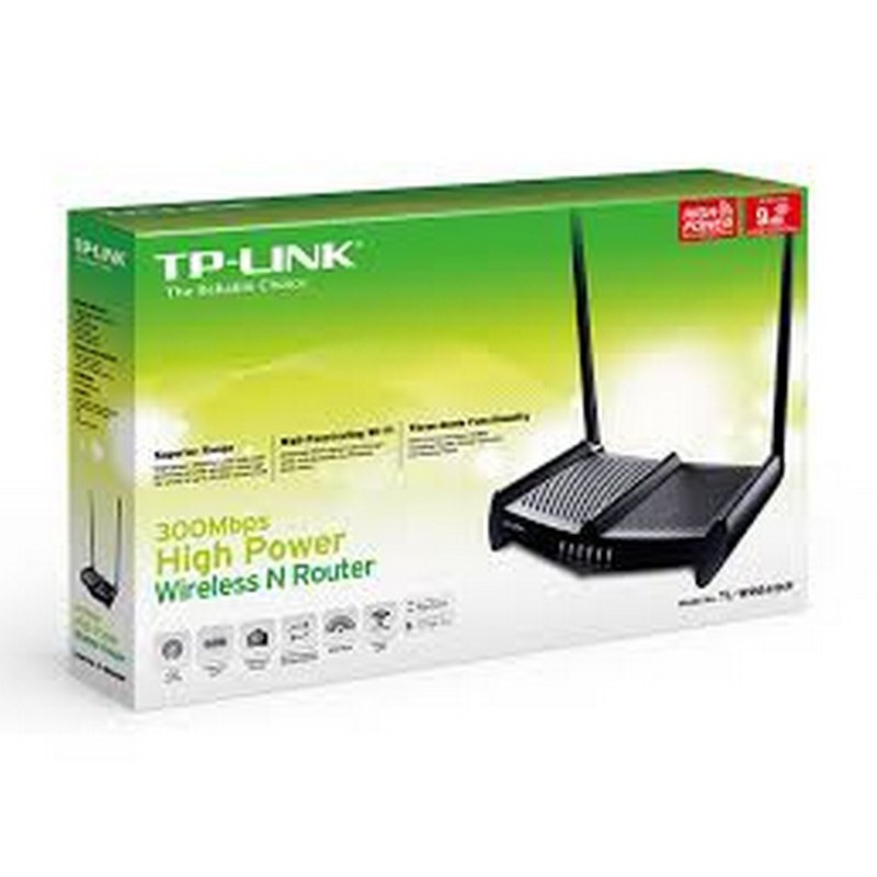 [Mã 159ELSALE hoàn 7% đơn 300K] TP-Link TL-WR841HP (Anten 9dbi *2) - Router Wifi chuẩn N 300Mbps công suất cao