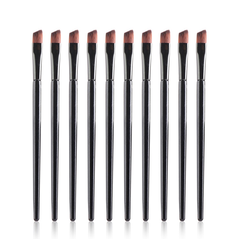 💎OKDEALS💎 10PCS Professional Eyebrow Brush Fashion Makeup Brushes Brow outline Cosmetic Blending Eyebrow Amazing Angled Synthetic Bristles Beauty Tools Eyeshadow