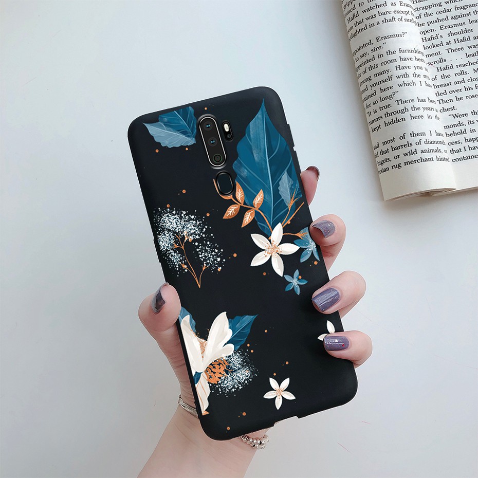 Ốp điện thoại dẻo họa tiết hoa tùy chọn xinh xắn cho OPPO A5 A9 2020 A11X A52 A72 A92 A31 2020