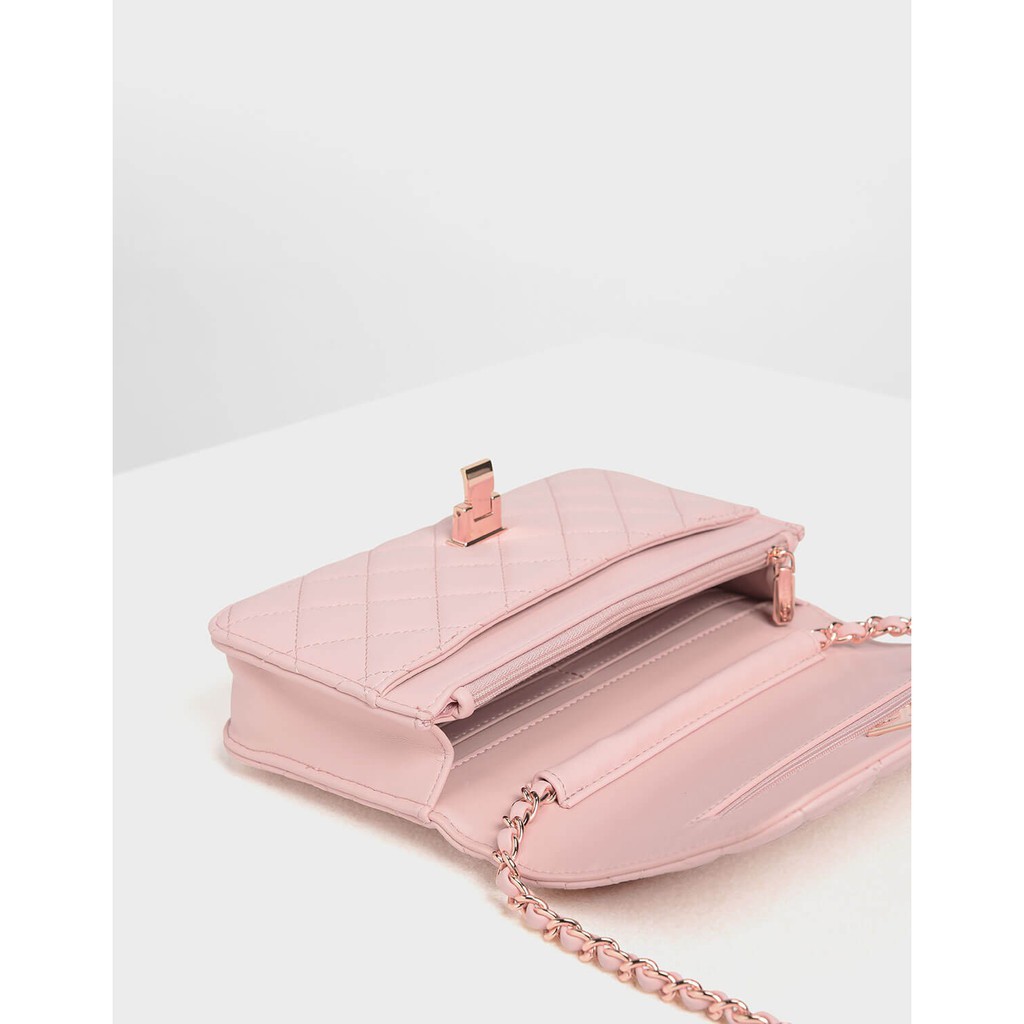 Túi xách CNK màu hồng CK011