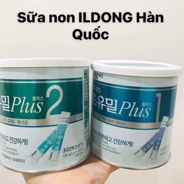 Sữa non ildong hàn quốc số 1 và số 2