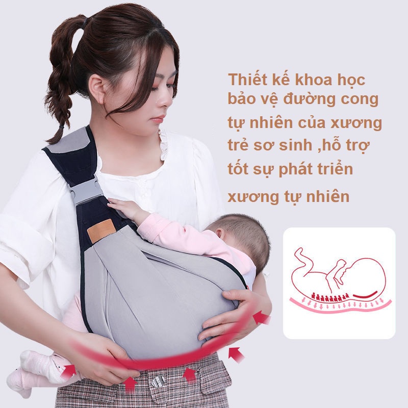 [HCM HỎA TỐC] Địu em bé từ 0-36 tháng giúp việc ẩm bồng bé nhẹ nhàng thoải mái,thoải chất cotton mềm ,thiết kế tiện dụng
