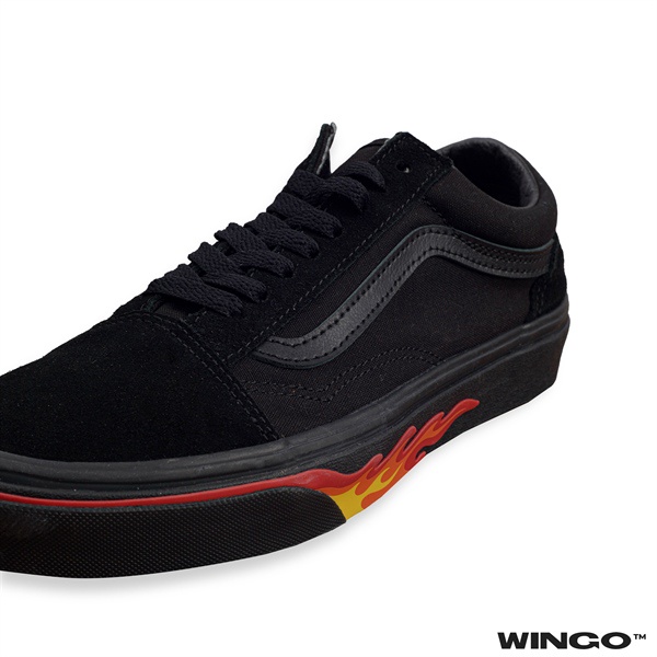 Vans Old Skool Flame Side Wall Black
