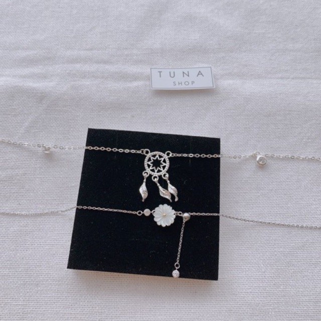 [HÀNG CÓ SẴN] -𝑨̉𝒏𝒉 𝒕𝒉𝒂̣̂𝒕- Lắc chân Bạc 925 cao cấp _ TUNA SHOP cam kết 100% chuẩn Bạc 925 | BigBuy360 - bigbuy360.vn