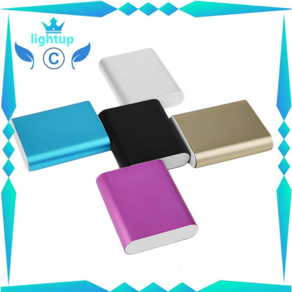 Vỏ pin sạc dự phòng 10400mAh USB cổng USB có đèn thích hợp cho 4 pin 18650