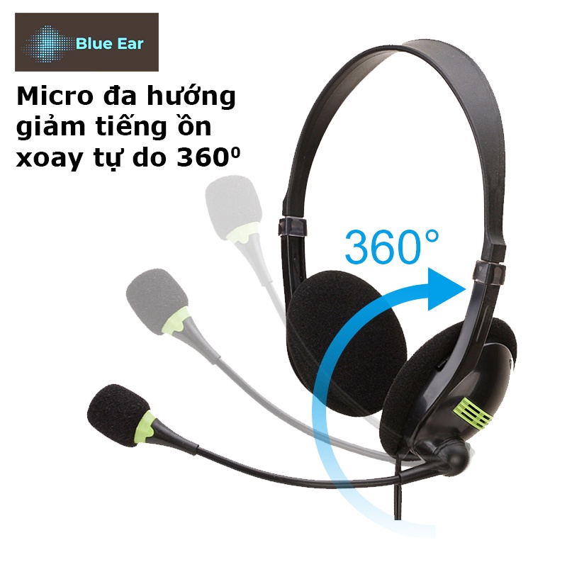 Tai Nghe Soyto SY440 Tích Hợp Micro, Phù Hợp Học Online, Telesale, CSKH, Salephone