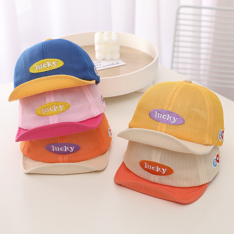 Mũ Lưỡi Trai Mềm Mại Hình oval Thời Trang Mùa Hè Cho Bé