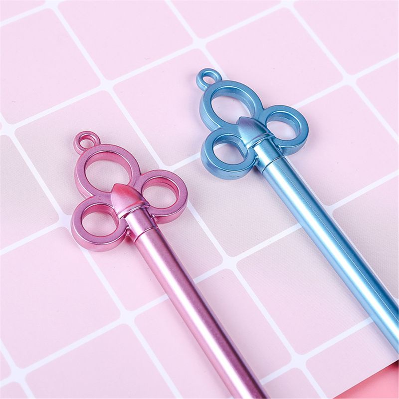 Bộ 6 Bút Máy Bằng Nhựa Phong Cách Retro Hình Hoạt Hình Đáng Yêu