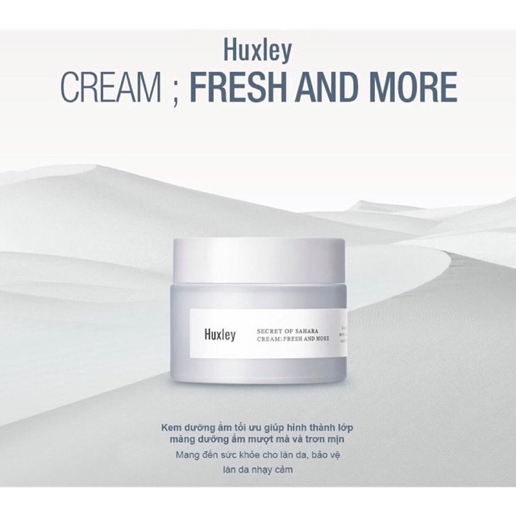 Kem Dưỡng Ẩm, Sáng Da, Chống Lão Hóa Huxley 50ml - Fullsize - San Beauty