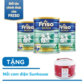 COMBO 3 LON SỮA BỘT FRISO GOLD 4 1500g.