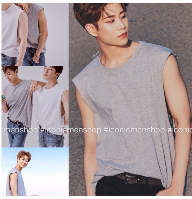 Tanktop nam fom vải cotton 4 chiều cao cấp