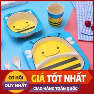 MMO01   SET ĂN DẶM 5 MÓN CHO BÉ HÀNG MỚI VỀ SẴN KHO SLL MMO01