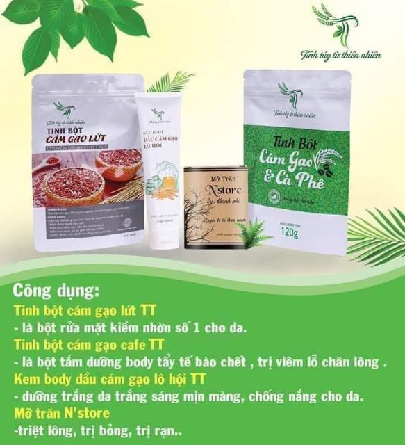 Cám gạo lứt chính hãng