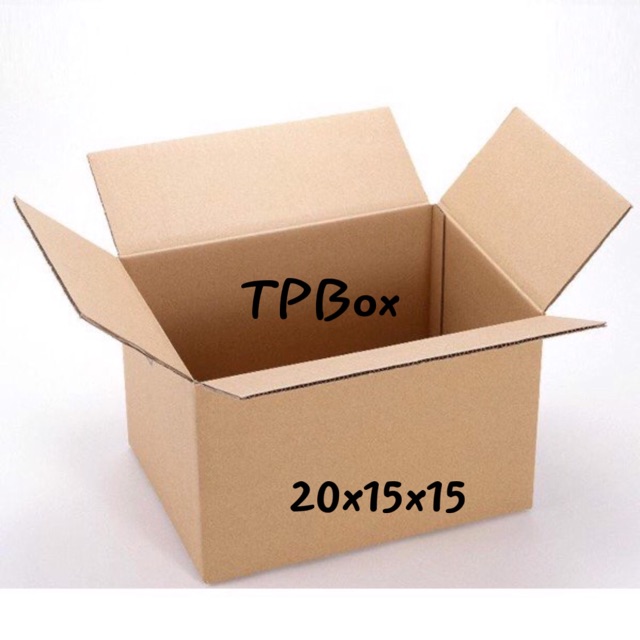 Thùng carton 3 lớp size 20x15x15 combo 20 hộp