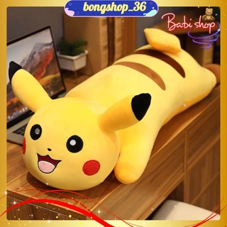 Gối Ôm Cho Bé, Gấu Bông PIKACHU Vàng, Chất Liệu Cao Cấp, Mềm Mại