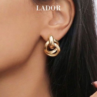 [E49] - D'or Earrings - Bông tai đôi Decade 2.6CM