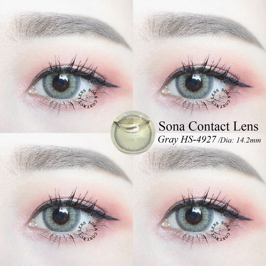 Lens GRAY HS-4927 (kính áp tròng Sona Hàn Quốc)