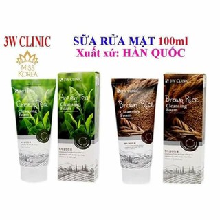 SỮA RỬA MẶT TRÀ XANH 3W CLINIC 100ML