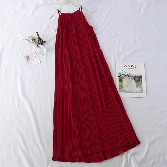 VÁY DÂY XẾP LY SIÊU XINH