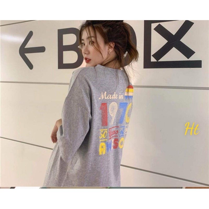 Áo phông 1970 in 2 mặt H2O766