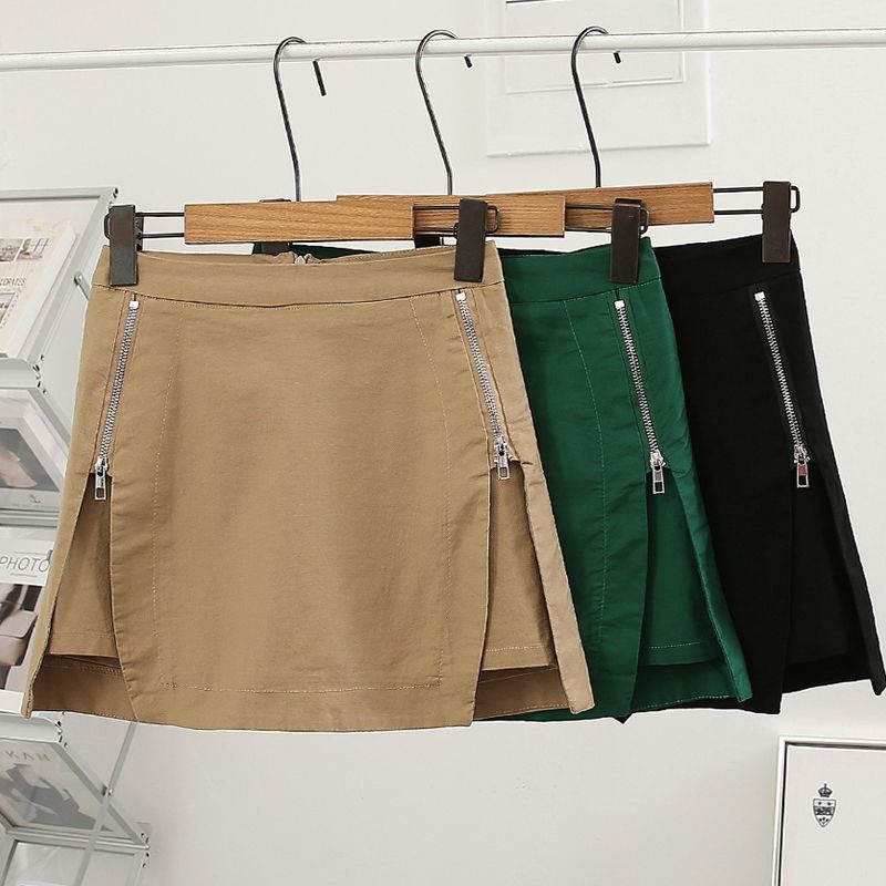 Jiashucheng Chân Váy Ngắn Chữ a Lưng Cao Phong Cách Thời Trang Mới Mùa Hè Cho Nữ