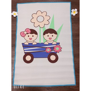Chiếu cao su non - chiếu điều hòa cao su non cho bé thông hơi thoáng khí kích thước 63x93cm