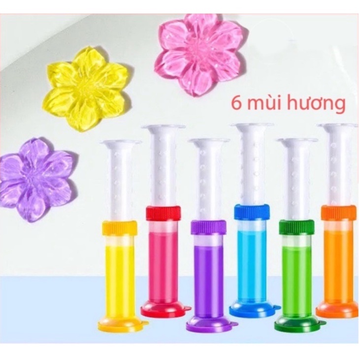 Gel Thơm Làm Sạch Khử Mùi Vệ Sinh - Diệt Khuẩn Khử Trùng Bồn Cầu Hình Bông Hoa