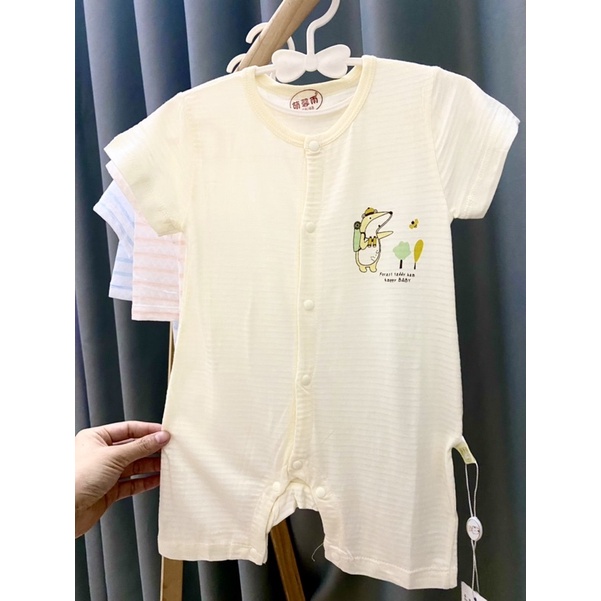 Body cộc tay cho bé Jasmine Baby in hình chú chồn