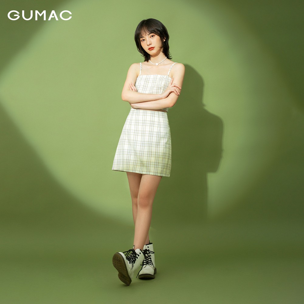 [Mã WABRGUM giảm 10% tối đa 30K đơn 99K] Áo nữ caro 2 dây GUMAC đủ màu, đủ size, cá tính năng động AB113 | BigBuy360 - bigbuy360.vn