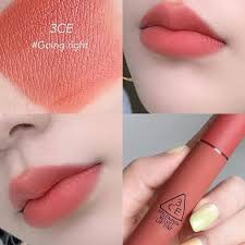 (CAM KẾT AUTH, TEM HIDDEN TAG) Son kem lì 3CE Velvet Lip Tint #Going Right Màu Cam Hồng Đất