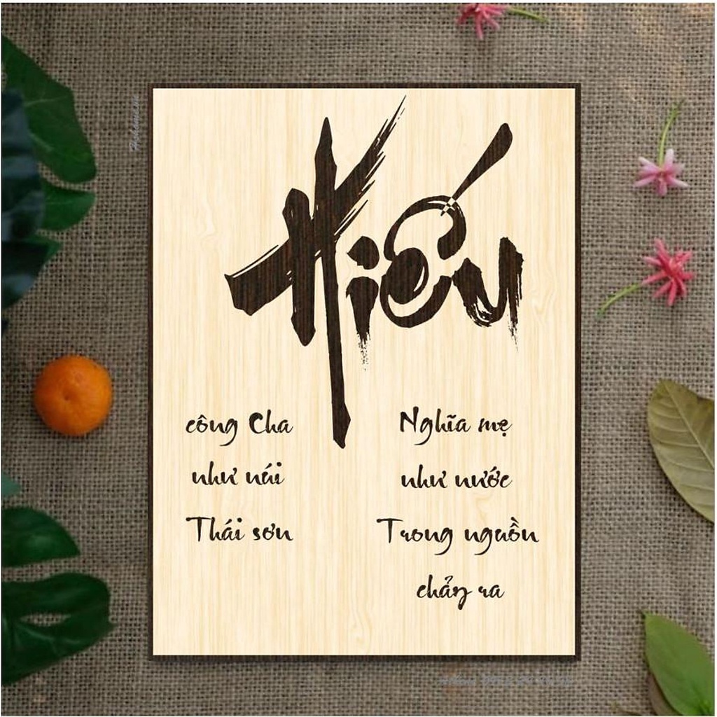 Tranh gỗ thư pháp nhiều mẫu chữ bình an, chữ hiếu, chữ thọ, chữ lộc, chữ nhân, chữ nghĩa kiểu họa tiết