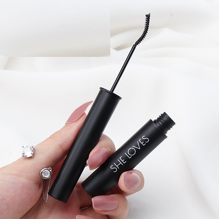 Mascara đầu cong mỏng SHE LOVES làm dài và dài mi chống thấm nước lâu trôi