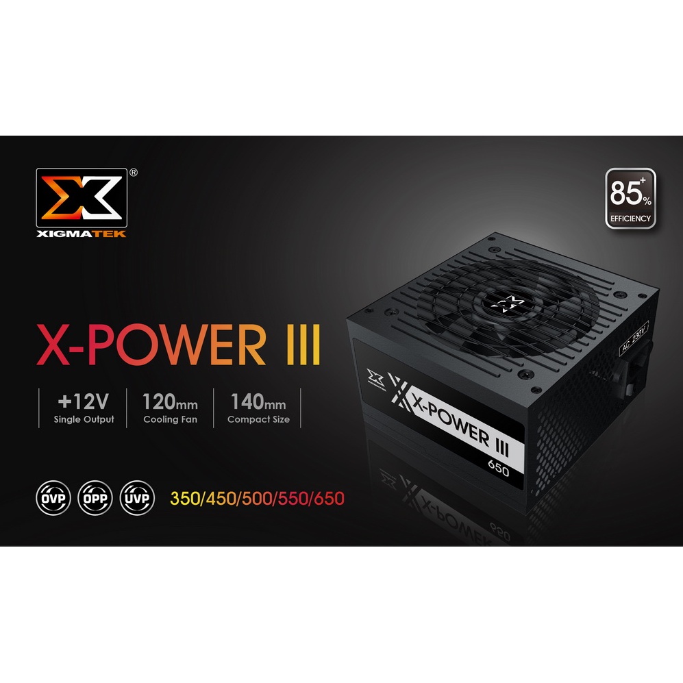 Nguồn máy tính Xigmatek X-POWER III 500 - 450W EN45976 - Bảo Hành Chính Hãng 36 Tháng