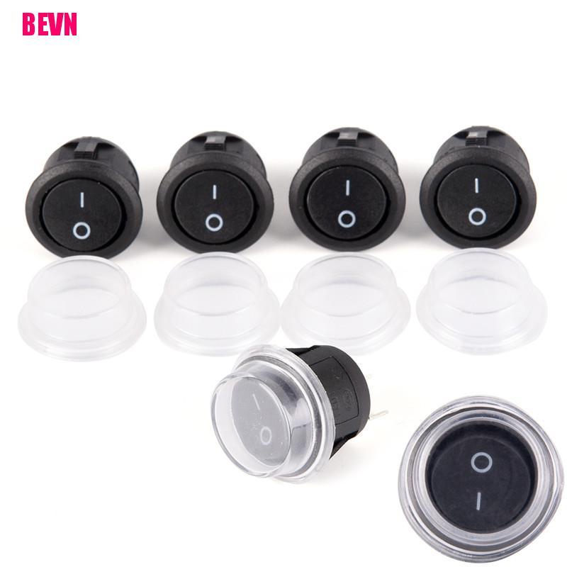 1 Công Tắc On-Off Spst 2-Pin Hình Tròn Chống Thấm Nước