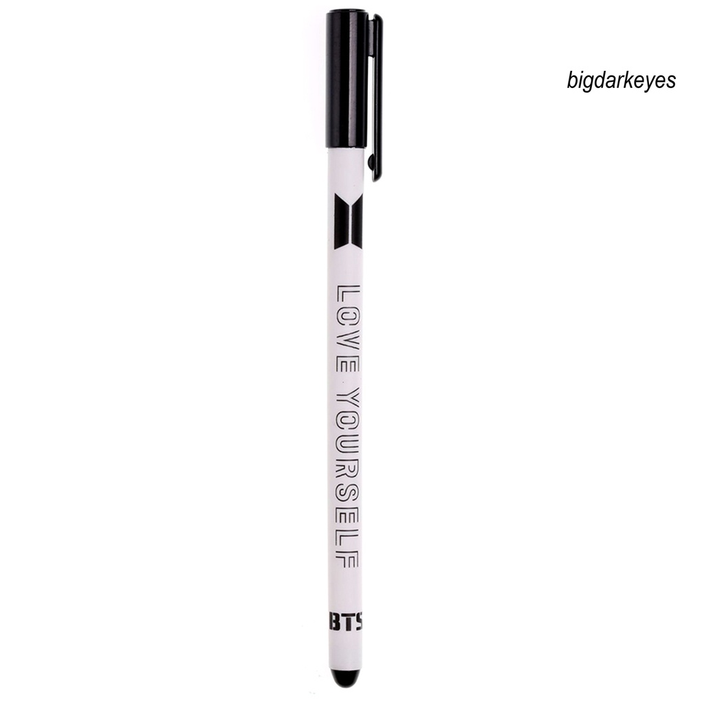 Bút Mực Gel Ngòi 0.5mm In Chữ BTS LOVE YOURSELF