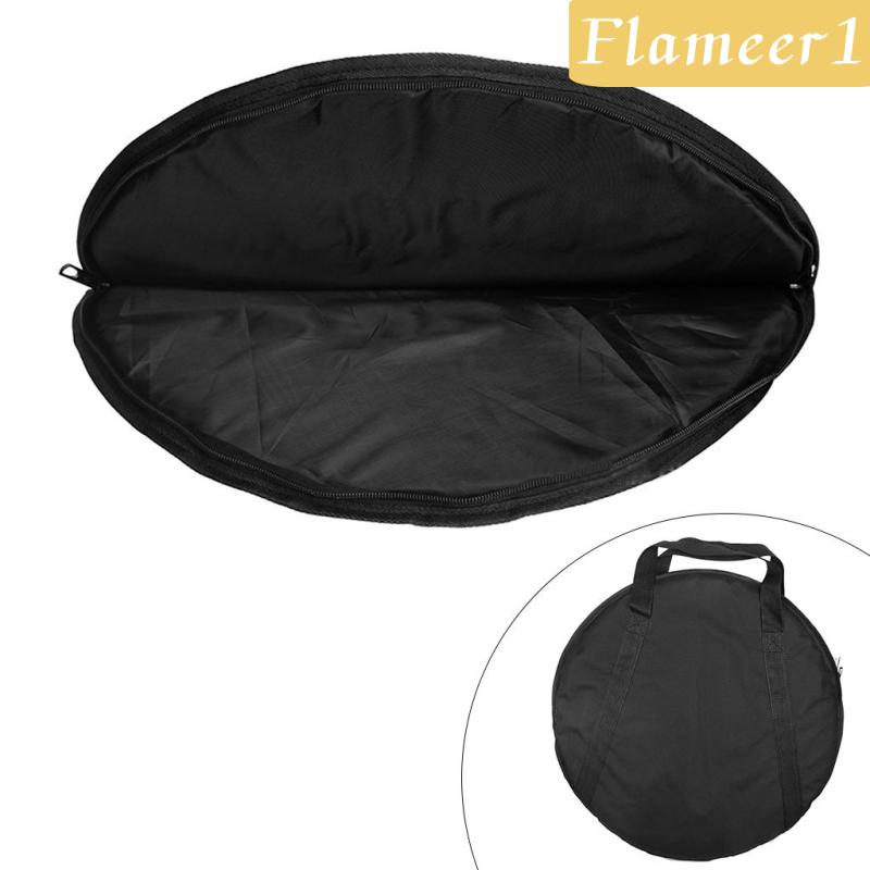 [flameer1] Túi Xách Cymbal Gig Cotton Chống Nước Có Đệm Bảo Vệ Tay Cầm